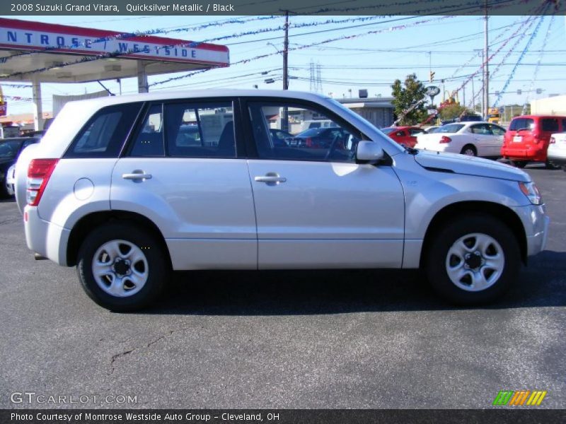 Quicksilver Metallic / Black 2008 Suzuki Grand Vitara