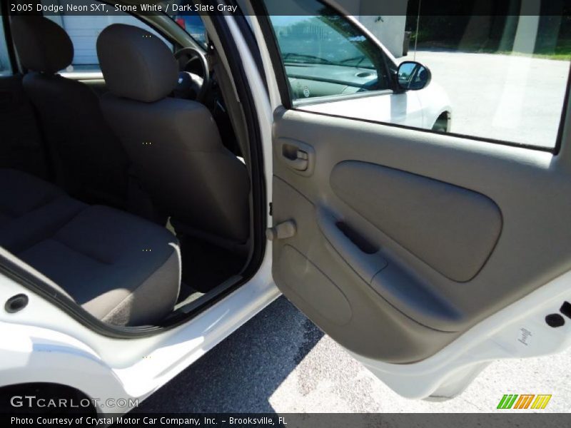Stone White / Dark Slate Gray 2005 Dodge Neon SXT
