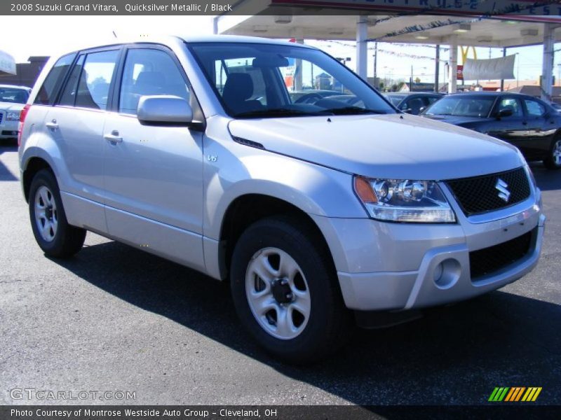Quicksilver Metallic / Black 2008 Suzuki Grand Vitara