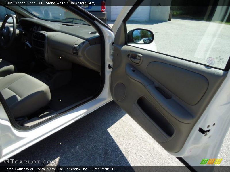 Stone White / Dark Slate Gray 2005 Dodge Neon SXT