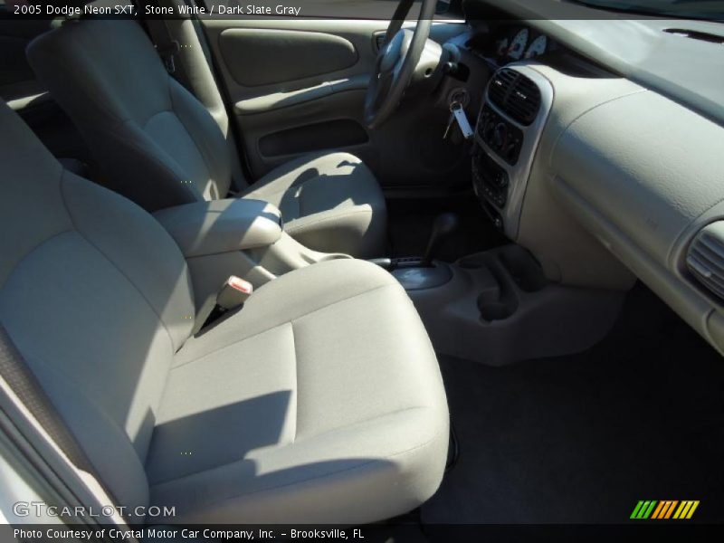 Stone White / Dark Slate Gray 2005 Dodge Neon SXT