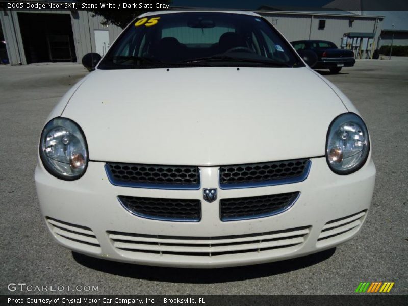 Stone White / Dark Slate Gray 2005 Dodge Neon SXT