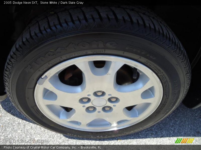 Stone White / Dark Slate Gray 2005 Dodge Neon SXT