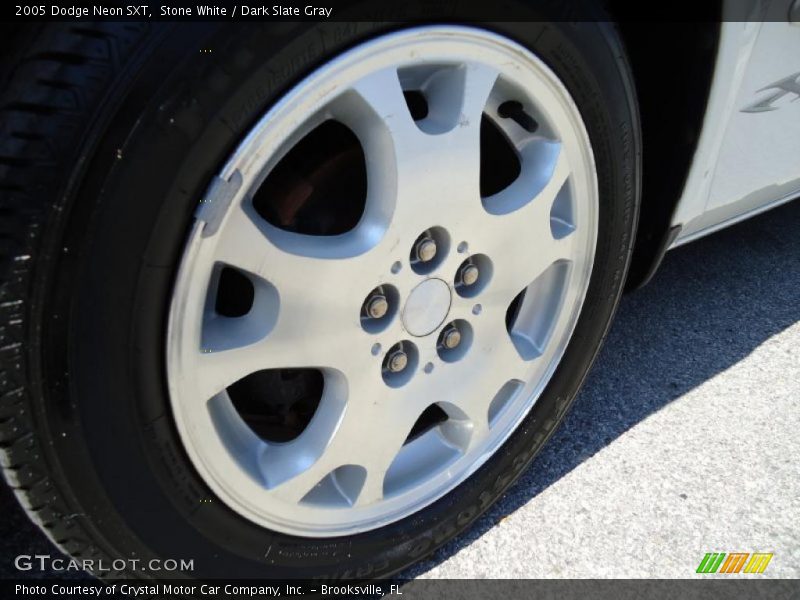 Stone White / Dark Slate Gray 2005 Dodge Neon SXT