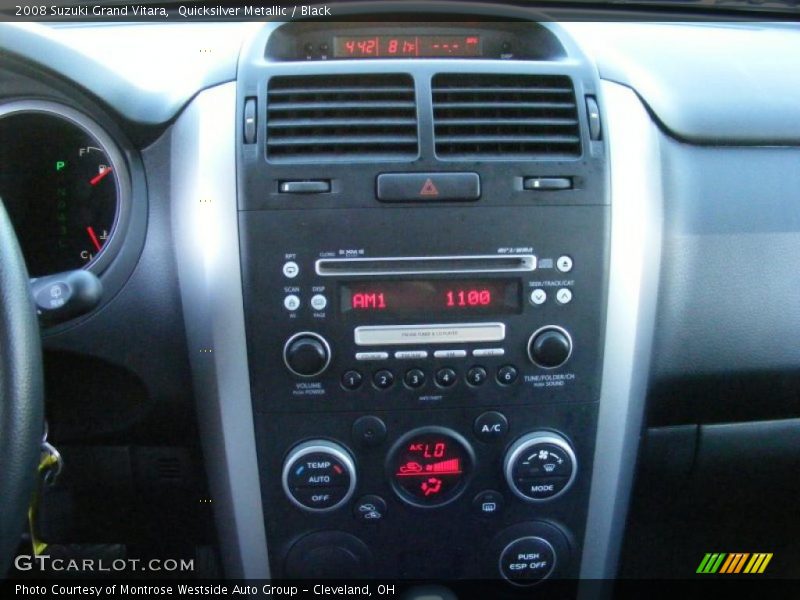 Quicksilver Metallic / Black 2008 Suzuki Grand Vitara