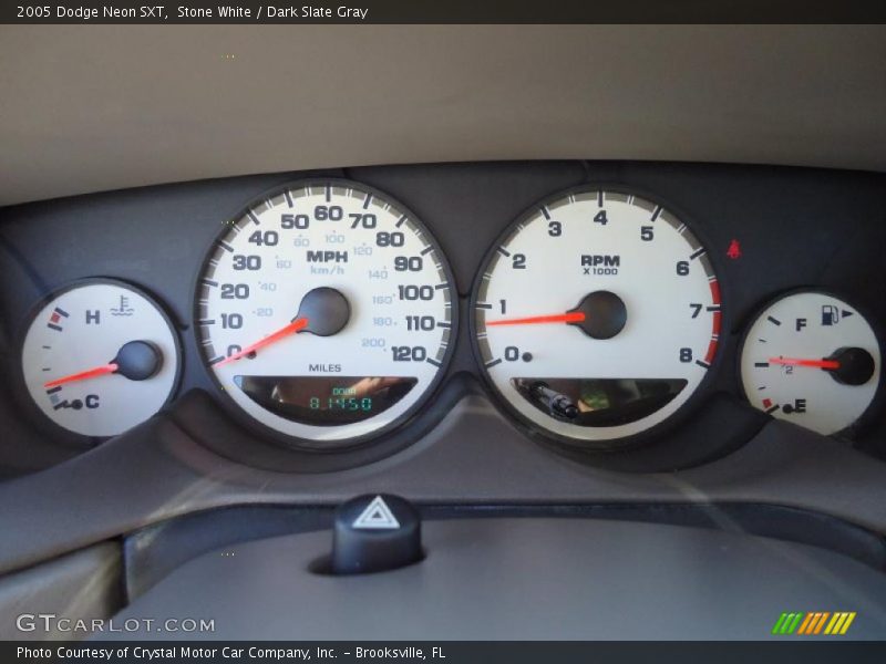 Stone White / Dark Slate Gray 2005 Dodge Neon SXT