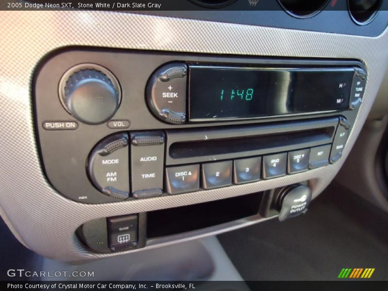 Stone White / Dark Slate Gray 2005 Dodge Neon SXT