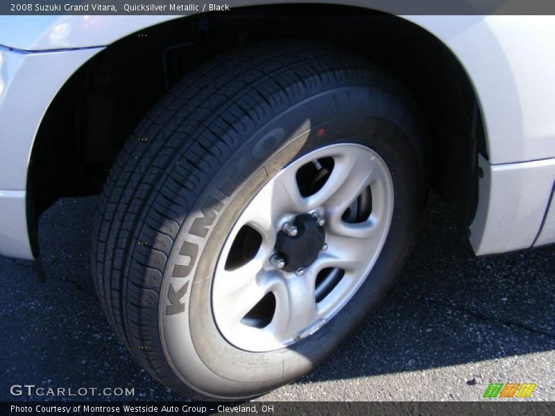 Quicksilver Metallic / Black 2008 Suzuki Grand Vitara