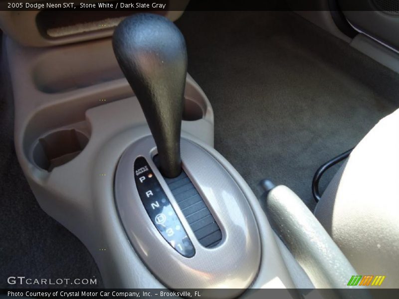 Stone White / Dark Slate Gray 2005 Dodge Neon SXT