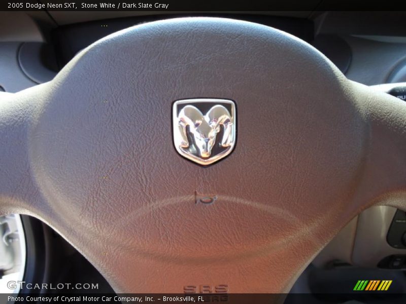 Stone White / Dark Slate Gray 2005 Dodge Neon SXT