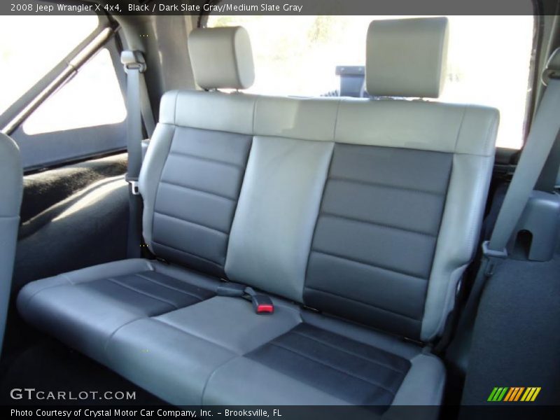 Black / Dark Slate Gray/Medium Slate Gray 2008 Jeep Wrangler X 4x4