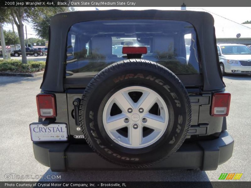 Black / Dark Slate Gray/Medium Slate Gray 2008 Jeep Wrangler X 4x4