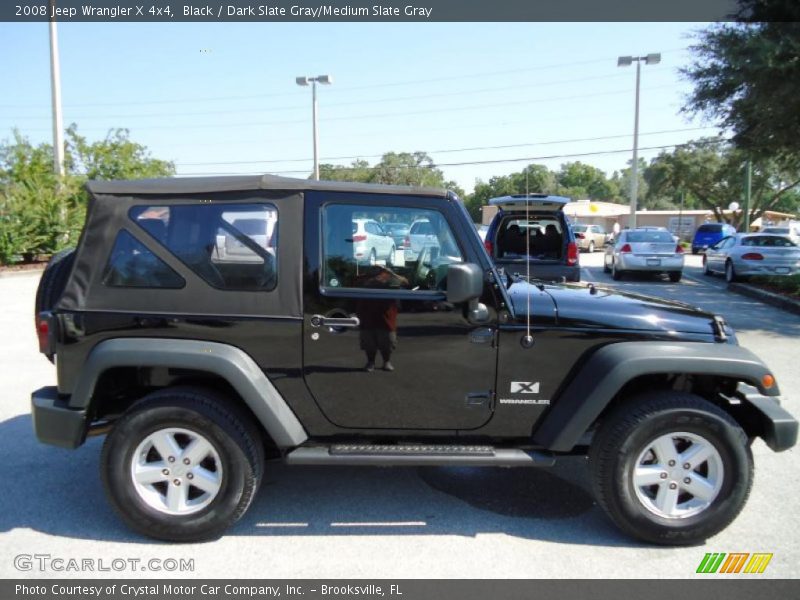 Black / Dark Slate Gray/Medium Slate Gray 2008 Jeep Wrangler X 4x4