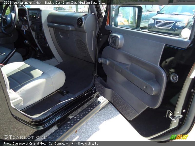 Black / Dark Slate Gray/Medium Slate Gray 2008 Jeep Wrangler X 4x4