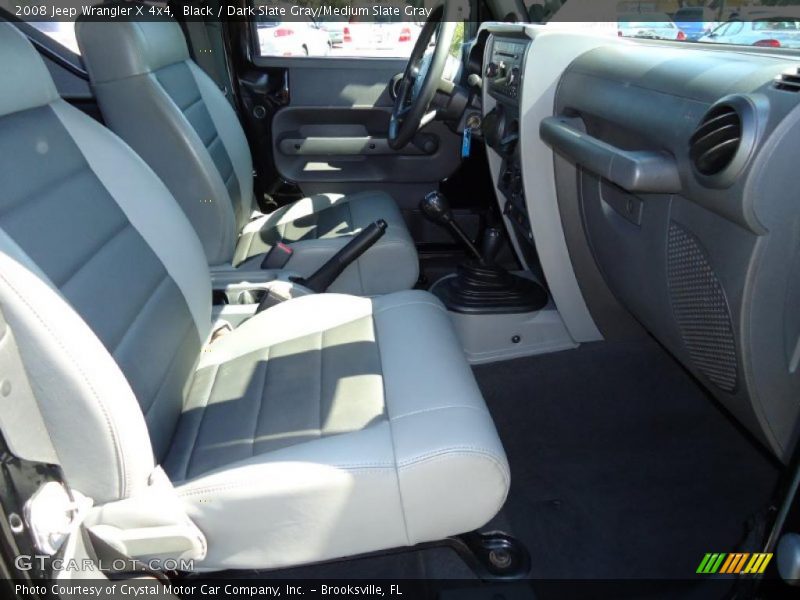 Black / Dark Slate Gray/Medium Slate Gray 2008 Jeep Wrangler X 4x4
