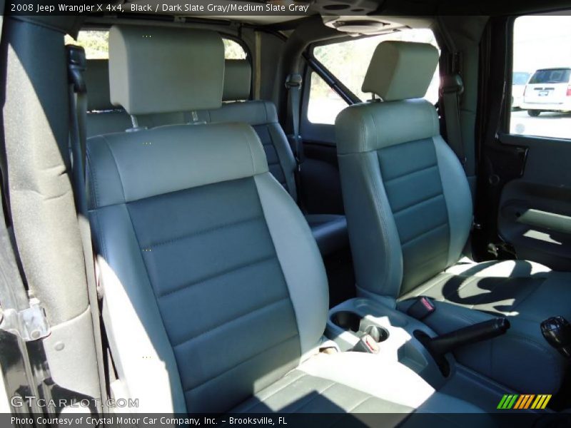 Black / Dark Slate Gray/Medium Slate Gray 2008 Jeep Wrangler X 4x4