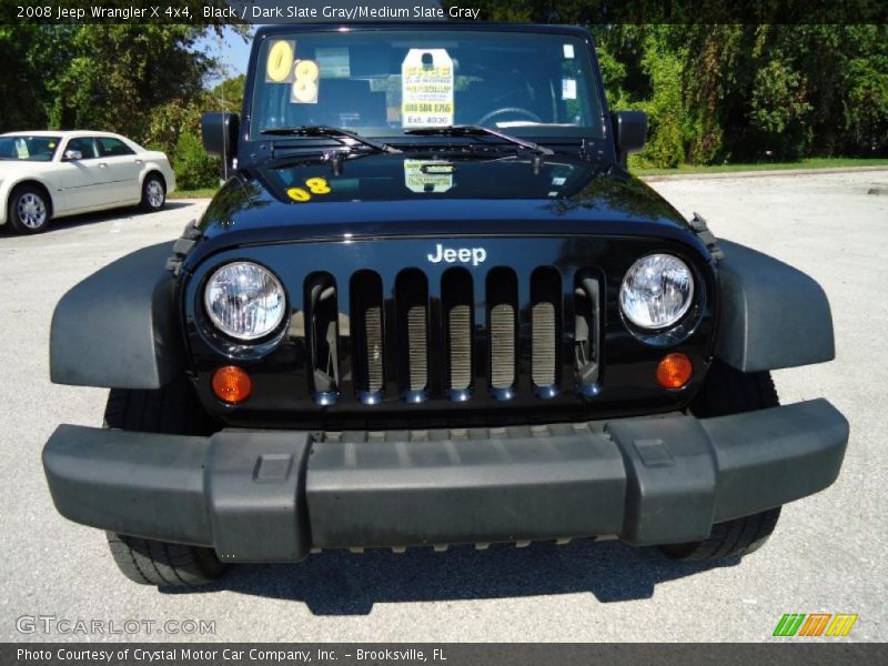 Black / Dark Slate Gray/Medium Slate Gray 2008 Jeep Wrangler X 4x4