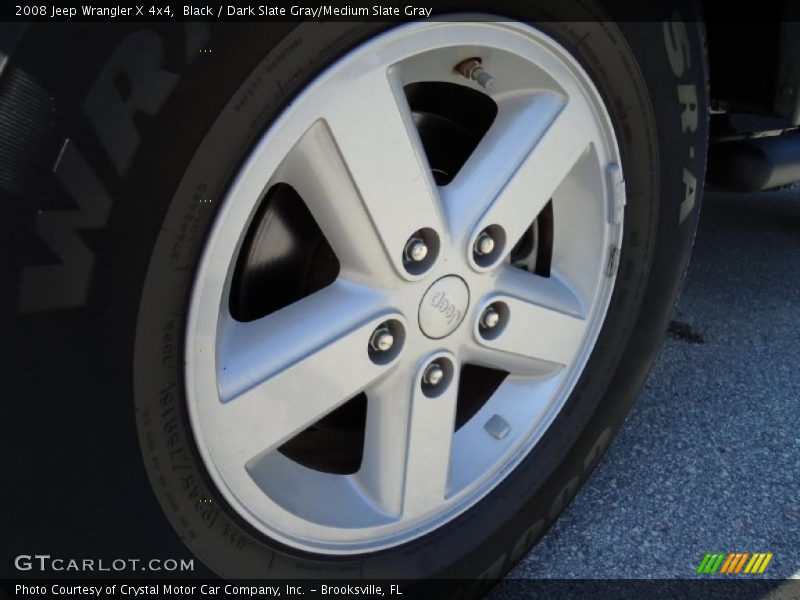 Black / Dark Slate Gray/Medium Slate Gray 2008 Jeep Wrangler X 4x4