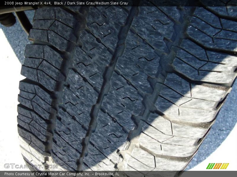 Black / Dark Slate Gray/Medium Slate Gray 2008 Jeep Wrangler X 4x4