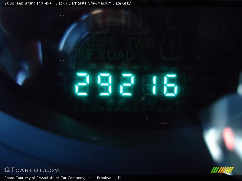 Black / Dark Slate Gray/Medium Slate Gray 2008 Jeep Wrangler X 4x4