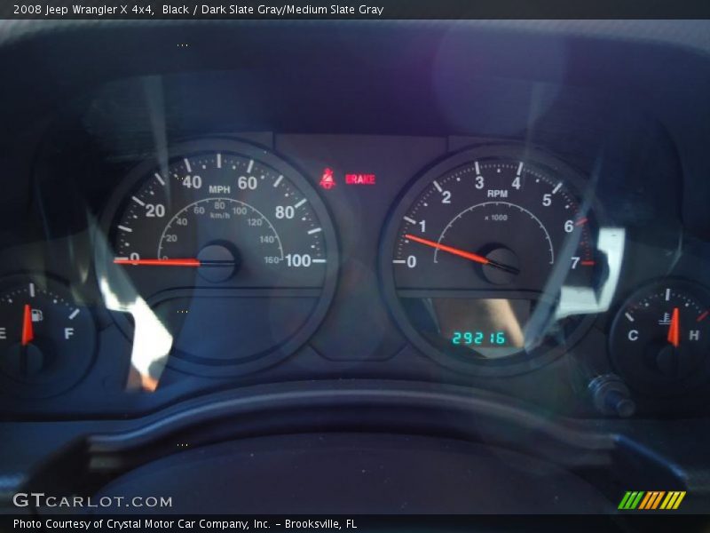 Black / Dark Slate Gray/Medium Slate Gray 2008 Jeep Wrangler X 4x4