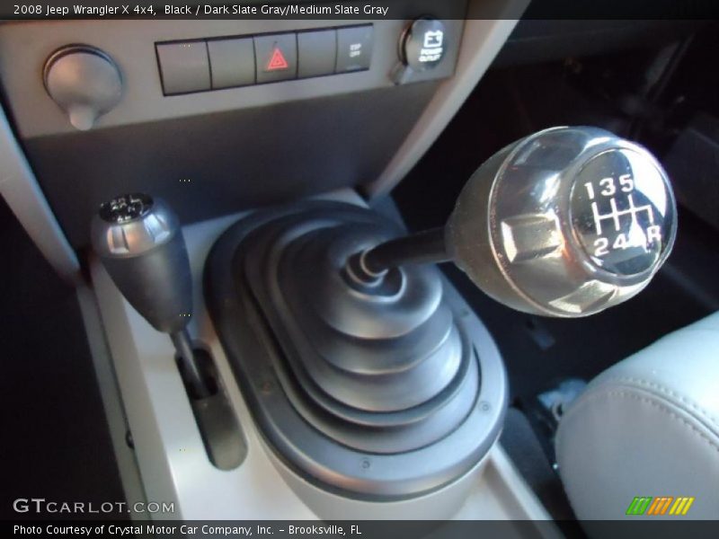 Black / Dark Slate Gray/Medium Slate Gray 2008 Jeep Wrangler X 4x4