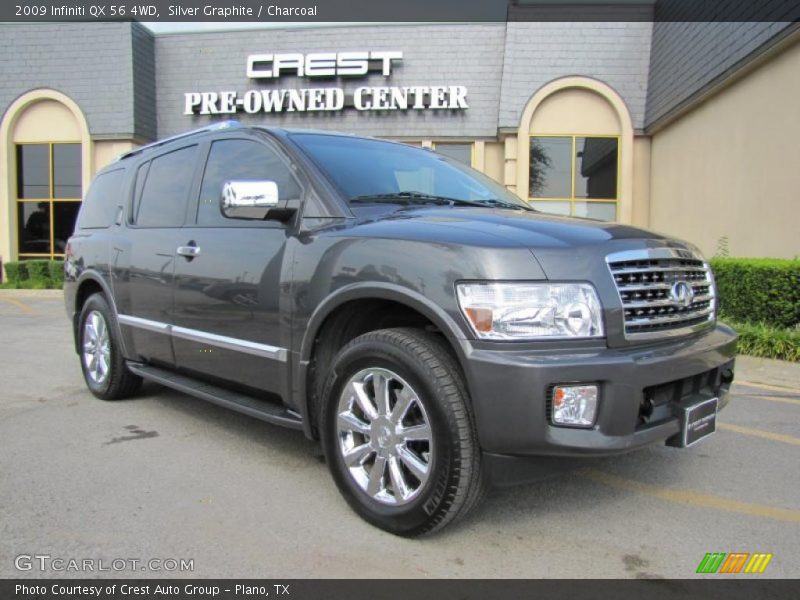 Silver Graphite / Charcoal 2009 Infiniti QX 56 4WD