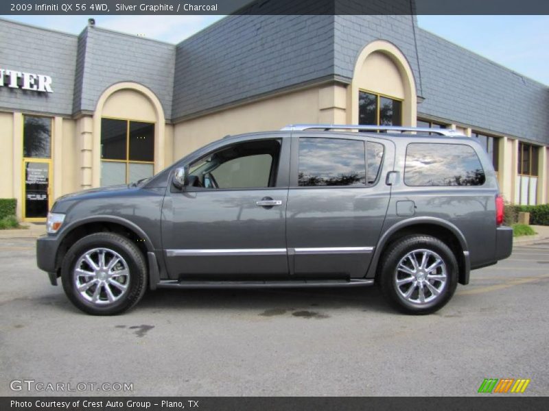 Silver Graphite / Charcoal 2009 Infiniti QX 56 4WD