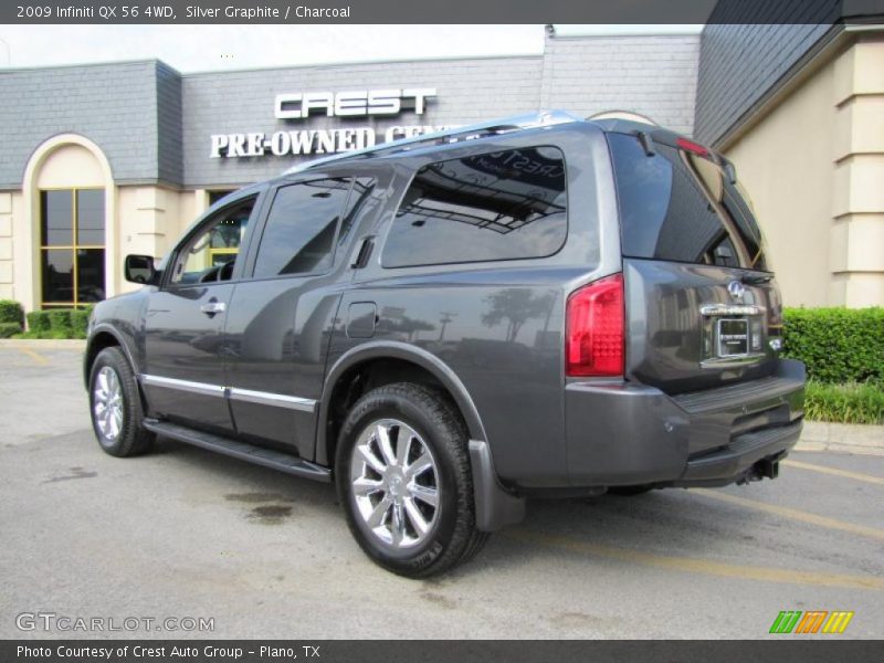 Silver Graphite / Charcoal 2009 Infiniti QX 56 4WD