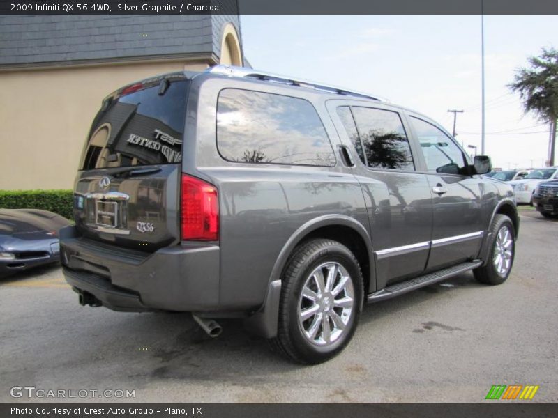 Silver Graphite / Charcoal 2009 Infiniti QX 56 4WD