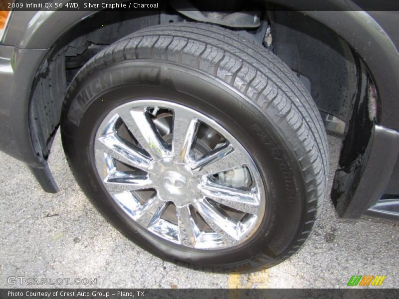Silver Graphite / Charcoal 2009 Infiniti QX 56 4WD