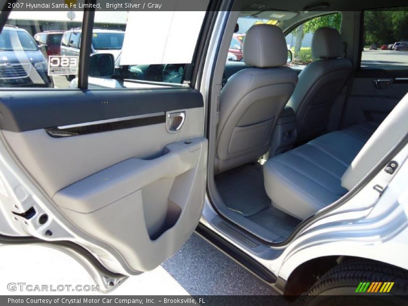 Bright Silver / Gray 2007 Hyundai Santa Fe Limited