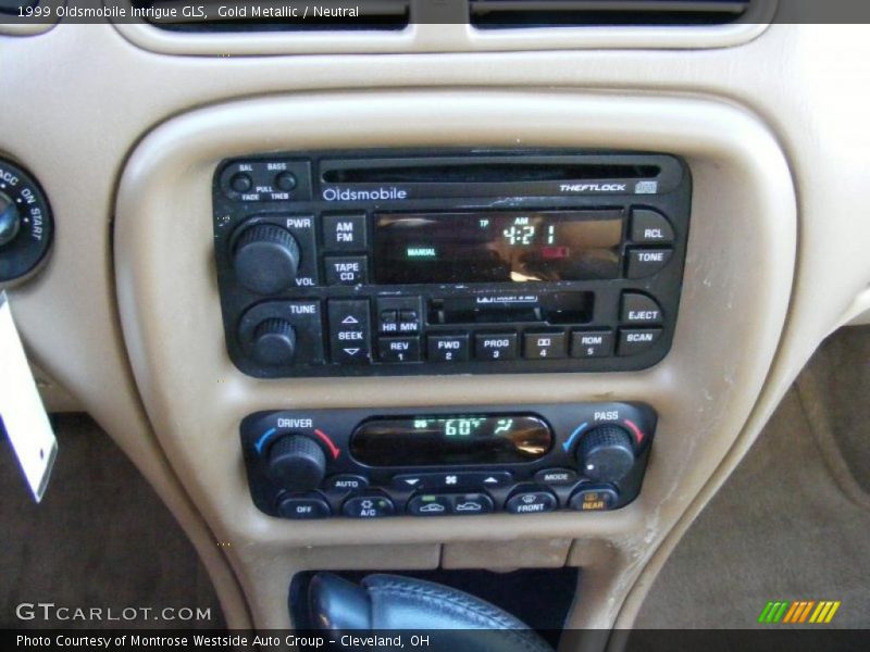 Gold Metallic / Neutral 1999 Oldsmobile Intrigue GLS