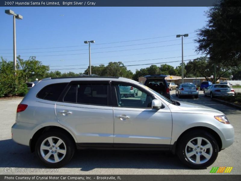 Bright Silver / Gray 2007 Hyundai Santa Fe Limited