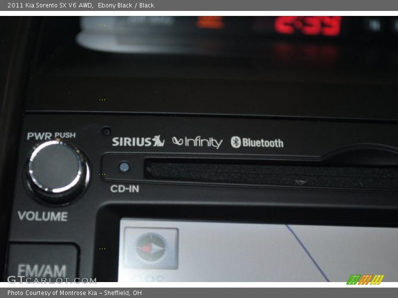 Ebony Black / Black 2011 Kia Sorento SX V6 AWD
