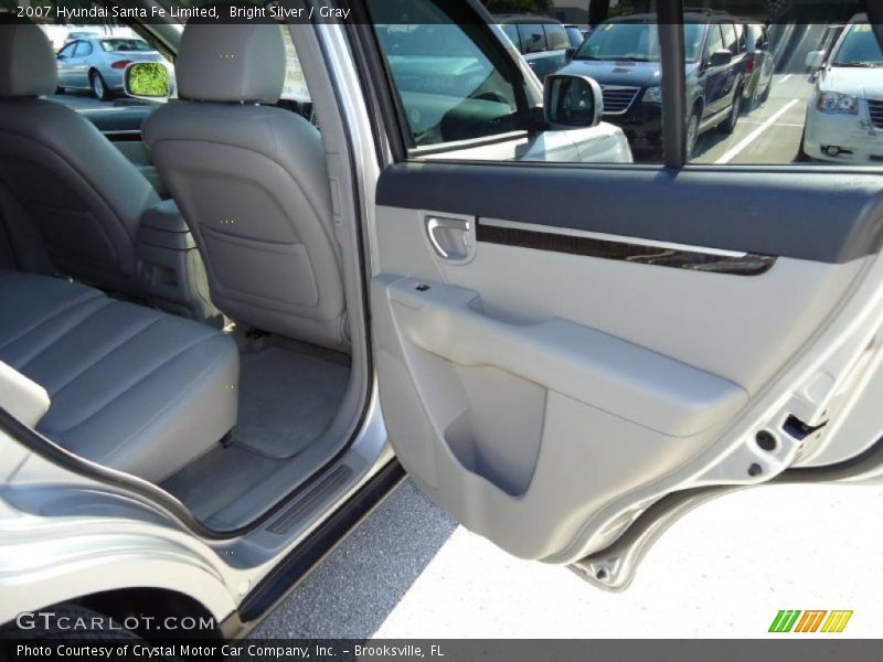 Bright Silver / Gray 2007 Hyundai Santa Fe Limited