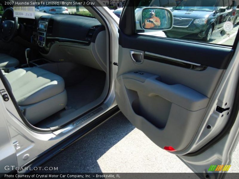 Bright Silver / Gray 2007 Hyundai Santa Fe Limited
