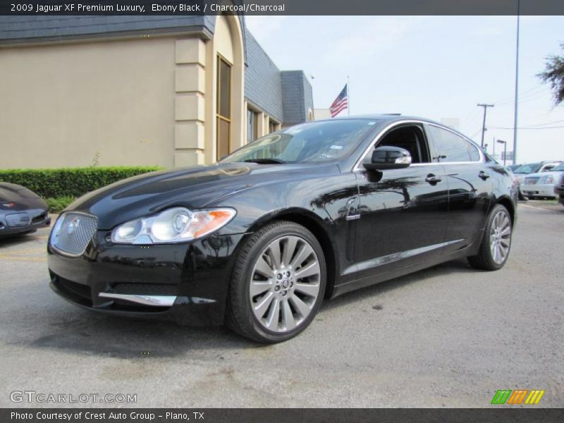 Ebony Black / Charcoal/Charcoal 2009 Jaguar XF Premium Luxury