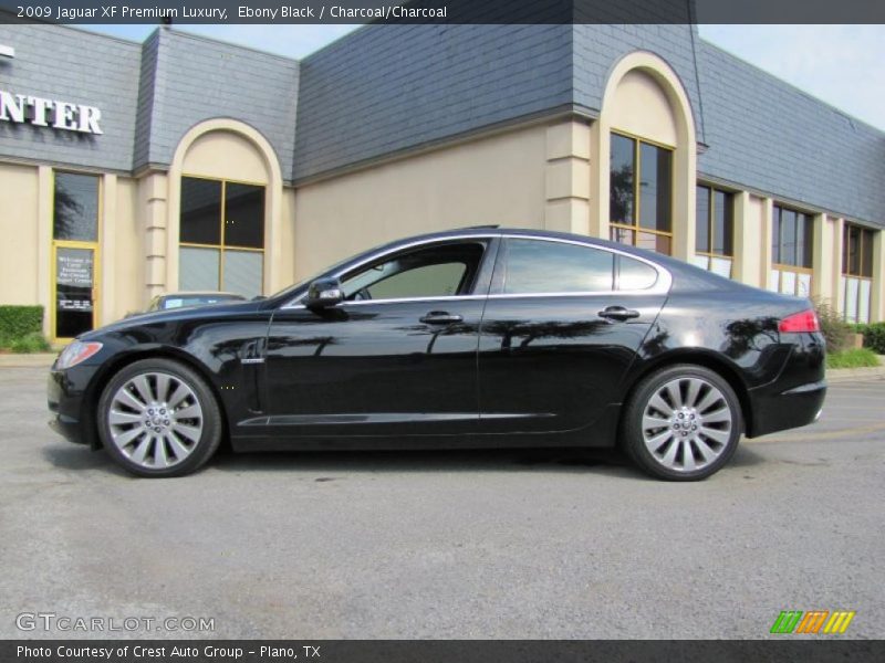 Ebony Black / Charcoal/Charcoal 2009 Jaguar XF Premium Luxury