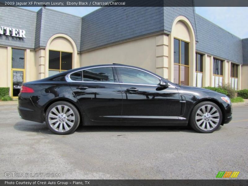 Ebony Black / Charcoal/Charcoal 2009 Jaguar XF Premium Luxury