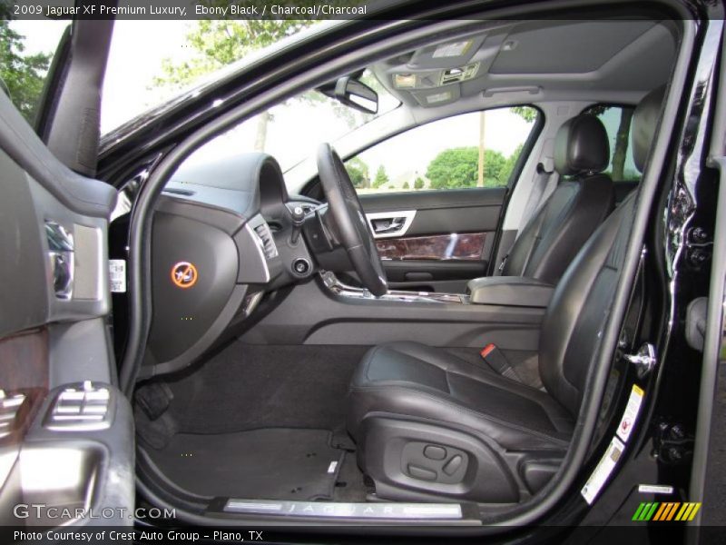 Ebony Black / Charcoal/Charcoal 2009 Jaguar XF Premium Luxury