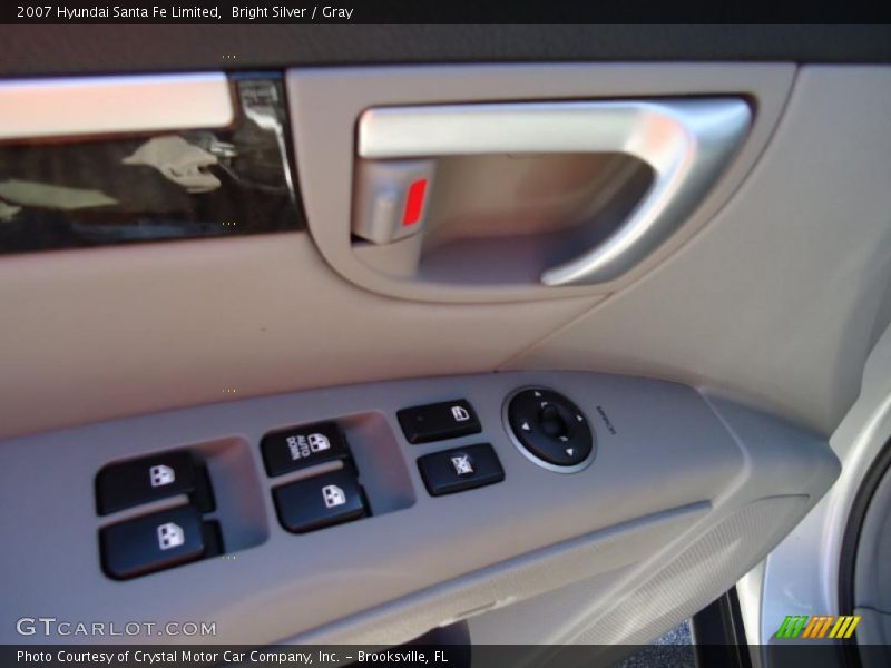 Bright Silver / Gray 2007 Hyundai Santa Fe Limited