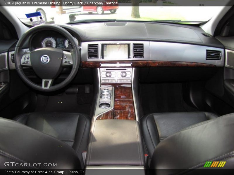 Ebony Black / Charcoal/Charcoal 2009 Jaguar XF Premium Luxury
