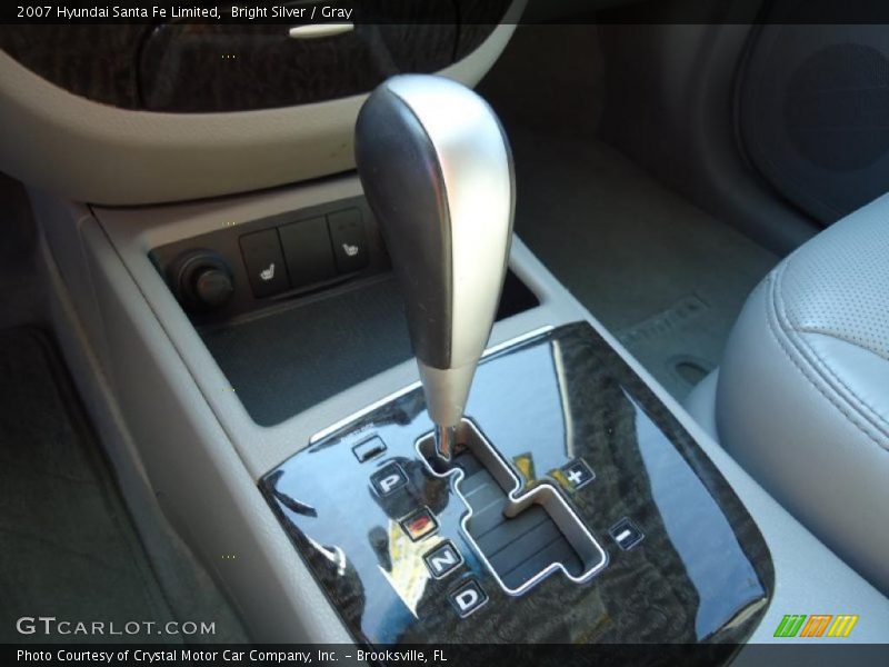 Bright Silver / Gray 2007 Hyundai Santa Fe Limited