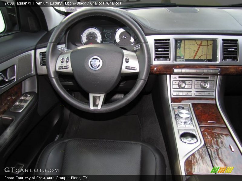 Ebony Black / Charcoal/Charcoal 2009 Jaguar XF Premium Luxury