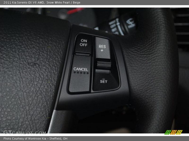 Snow White Pearl / Beige 2011 Kia Sorento EX V6 AWD
