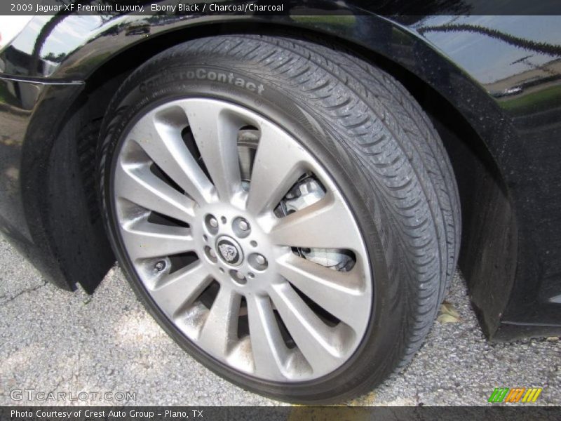 Ebony Black / Charcoal/Charcoal 2009 Jaguar XF Premium Luxury