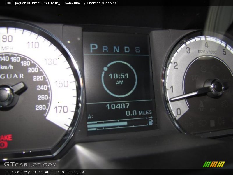 Ebony Black / Charcoal/Charcoal 2009 Jaguar XF Premium Luxury