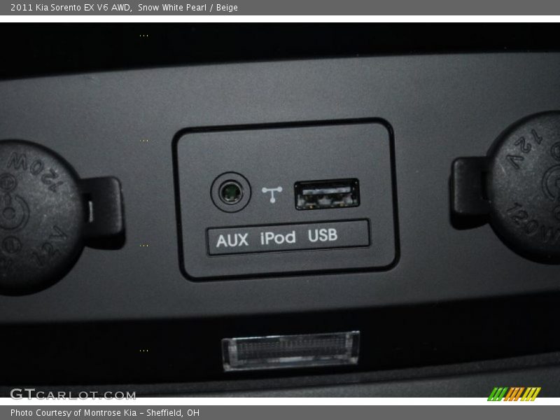Snow White Pearl / Beige 2011 Kia Sorento EX V6 AWD