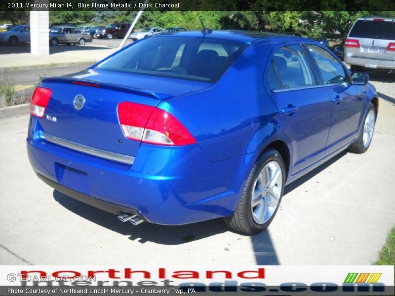 Blue Flame Metallic / Dark Charcoal 2011 Mercury Milan I4